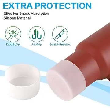 2Pcs Silicone Boot for Stanley 40 oz Quencher Adventure Tumbler and IceFlow Flip 30 oz 20 oz, Stanley Cup Accessories Protector Sleeve Bottom Cover Bumper for Stanley 40 oz with Handle