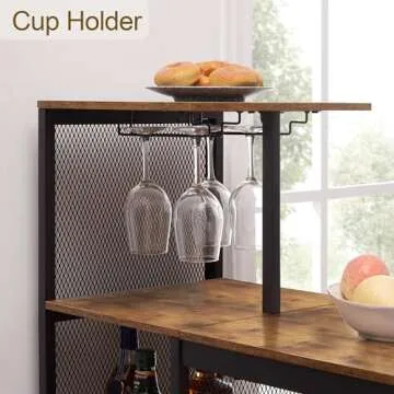 VECELO Bar Table and Chairs Set - Stylish & Functional