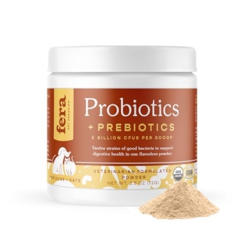 Fera Probiotics for Dogs & Cats - Vet Created Supplement