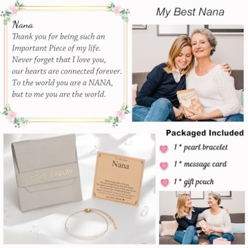 Tarsus Nana Bracelet Gifts from Granddaughter for Grandma
