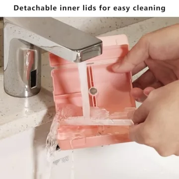 FYY 7-Compartment Portable Pill Organizer with Magnetic Closure