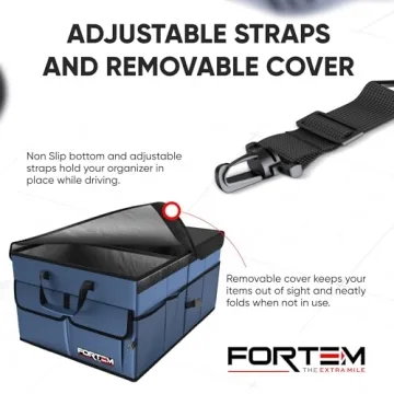 FORTEM Car Trunk Organizer for Ultimate Vehicle Storage Solutions