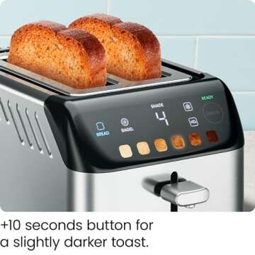 Chefman Stainless Steel Toaster, 2 Slice