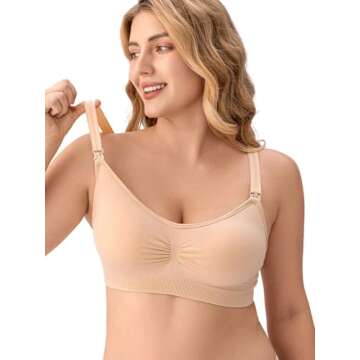 Angelhood Nursing Bra 5 Pack for Comfort & Support