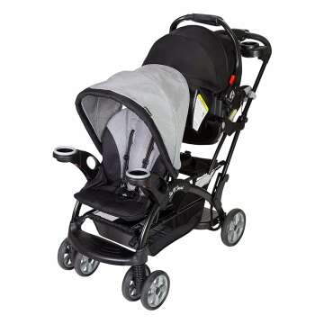 Baby Trend Sit N' Stand Ultra Stroller - Morning Mist Travel Convenience