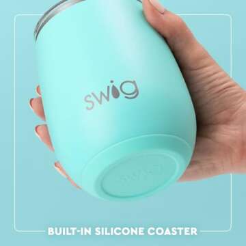 Swig Life 14oz Stemless Wine Cup Insulated Tumbler