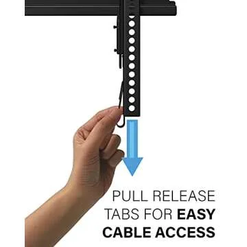 Made for Amazon Universal Tilting TV Wall Mount for 50-86" TVs and Compatible with Amazon Fire TVs