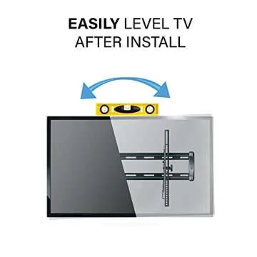 Made for Amazon Universal Tilting TV Wall Mount for 50-86" TVs and Compatible with Amazon Fire TVs