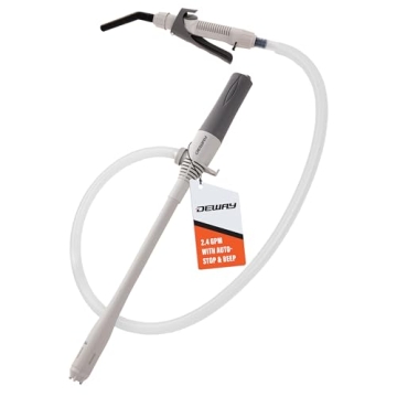 Deway 15" Automatic Fuel Transfer Pump with Nozzle - Quick & Powerful
