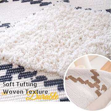 Boho Moroccan Decorative Pillow Cover for Couch 18x18