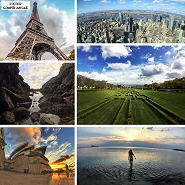 Pixter 0.4X Wide Angle Lens for All Smartphones