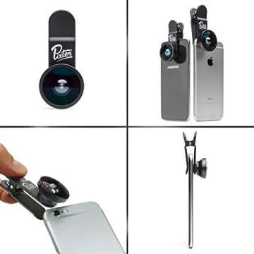 Pixter 0.4X Wide Angle Lens for All Smartphones
