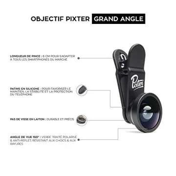 Pixter 0.4X Wide Angle Lens for All Smartphones