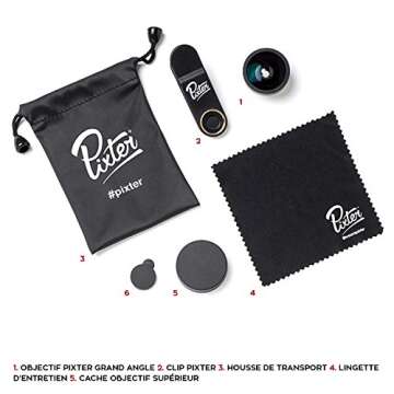 Pixter 0.4X Wide Angle Lens for All Smartphones