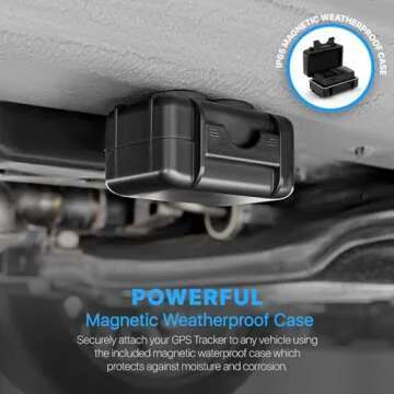 Amcrest GPS GL300 GPS Tracker for Vehicles (4G LTE) - Portable Mini Hidden Real-Time GPS Tracking Device for Vehicles, Cars, Kids, Pets, Assets, Text/Email/Push Alerts, Twin Magnet Weatherproof Case