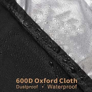 WJYZHM Power Cage Cover,84" Hx47 Lx69 W Deep Squat Rack Home Gym Accessory, Outdoor and Indoor Universal Dustproof and Waterproof All Season Protective Cover (Shield Only) - Black