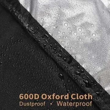 WJYZHM Power Cage Cover,84" Hx47 Lx69 W Deep Squat Rack Home Gym Accessory, Outdoor and Indoor Universal Dustproof and Waterproof All Season Protective Cover (Shield Only) - Black