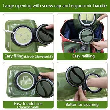 3L Hydration Bladder - Leakproof Water Reservoir for Adventures