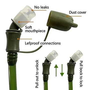 3L Hydration Bladder - Leakproof Water Reservoir for Adventures