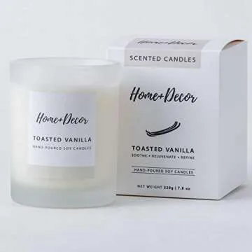 Home + Decor Premium Toasted Vanilla Soy Candle