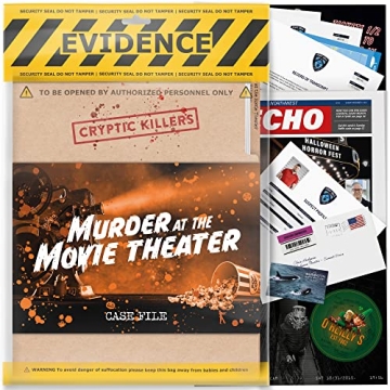 Cryptic Killers Unsolved Murder Mystery Game - Cold Case Investigation with Detective Clues and Evid...