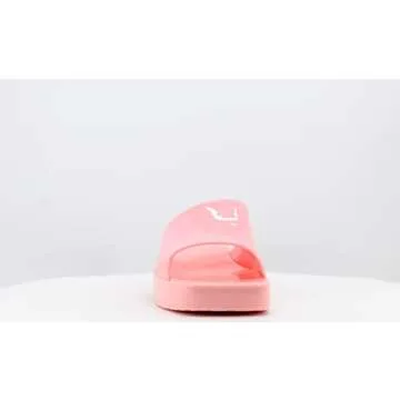 Cape Robbin Jelly Chunky Block Heel Sandals Zanne Pink 8