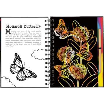 Scratch & Sketch Butterflies & Friends Art Book