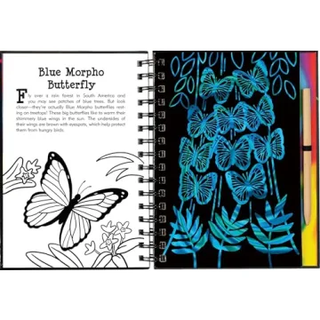 Scratch & Sketch Butterflies & Friends Art Book