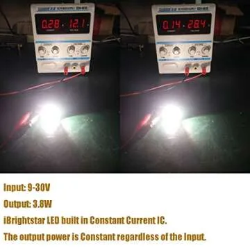 iBrightstar 9-30V Super Bright Low Power 1157 2057 2357 7528 BAY15D LED Bulbs with Projector Replacement for Back Up Reverse Lights or Tail Brake Lights, Xenon White(6500K)