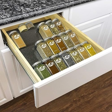 LYNK PROFESSIONAL Spice Drawer Organizer for Kitchen Storage