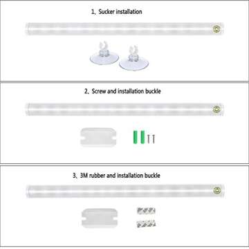 BESTCAN LED Mirror Lights, Portable Vanity Lights | Simulated Daylight | 4 Brightness Level Touch Control | Rechargeable, Cordless Makeup Lights