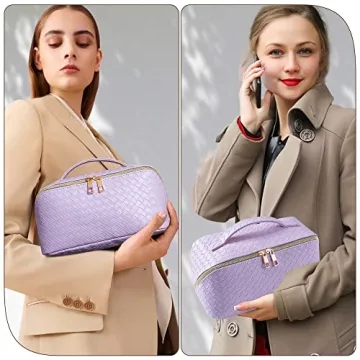 SFXULIX Large Capacity Travel Cosmetic Bag for Women