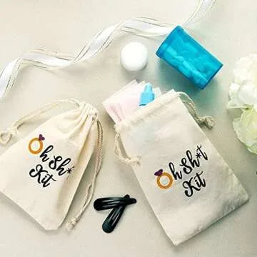20 Pack Drawstring Bags for Bachelorette Parties and Favors