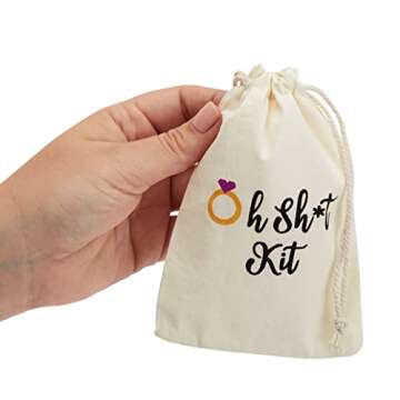 20 Pack Drawstring Bags for Bachelorette Parties and Favors