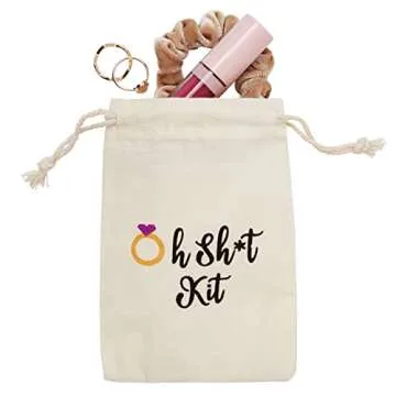 20 Pack Drawstring Bags for Bachelorette Parties and Favors