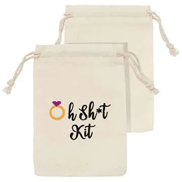 20 Pack Drawstring Bags for Bachelorette Parties and Favors