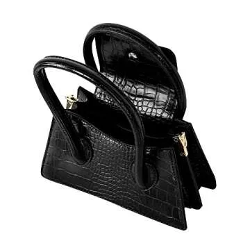 Cute Small Crossbody Purse for Women Stylish Crocodile Handbag