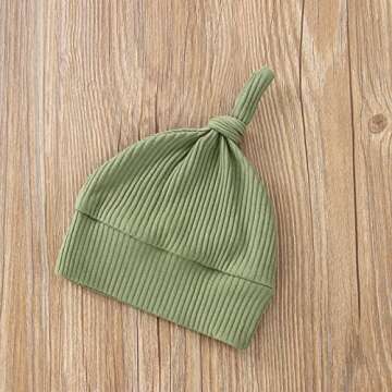 CIYCUIT Newborn Baby Boy Girl Romper Clothes Infant Solid Ribbed Onesie Bodysuit Jumpsuit Outfits