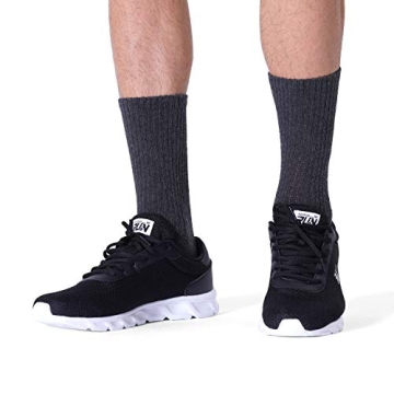 CelerSport Men's Athletic Crew Socks 6 Pack for Comfort