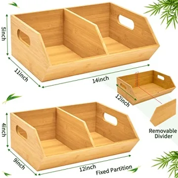 Stylish Bamboo Storage Bins for Eco-Friendly Organization