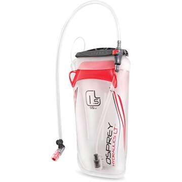 Osprey Hydraulics LT 1.5L Water Reservoir with Bite Valve, Red