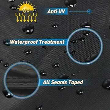 JESTOP 600D Patio Furniture Covers - Waterproof & UV Resistant