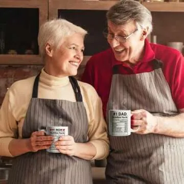 Personalized Mom Dad Coffee Mugs Set - Unique Gifts