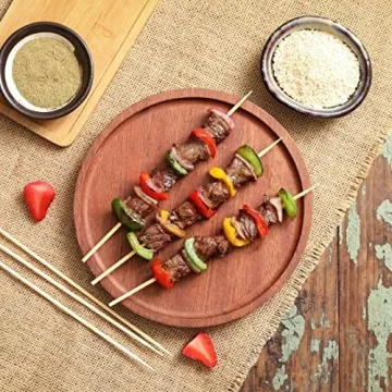 200 PCS Bamboo Skewers for Grilling and Appetizers