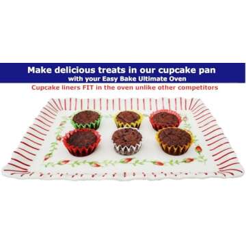 Easy Bake Oven Pan Set with Cupcake Liners | Kids Cookware
