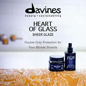 Davines Heart of Glass Sheer Glaze for Blonde Hair Care
