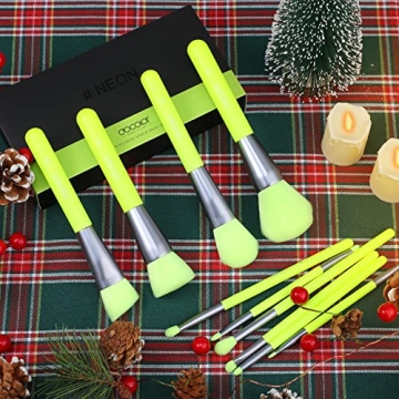 Docolor 10Pcs Makeup Brush Set for Flawless Application