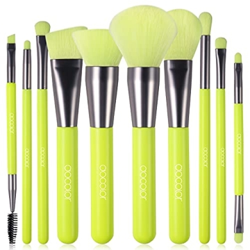 Docolor 10Pcs Makeup Brush Set for Flawless Application