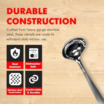 Chef Craft Select Ladle 11.5" Durable Stainless Steel