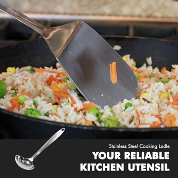 Chef Craft Select Ladle 11.5" Durable Stainless Steel